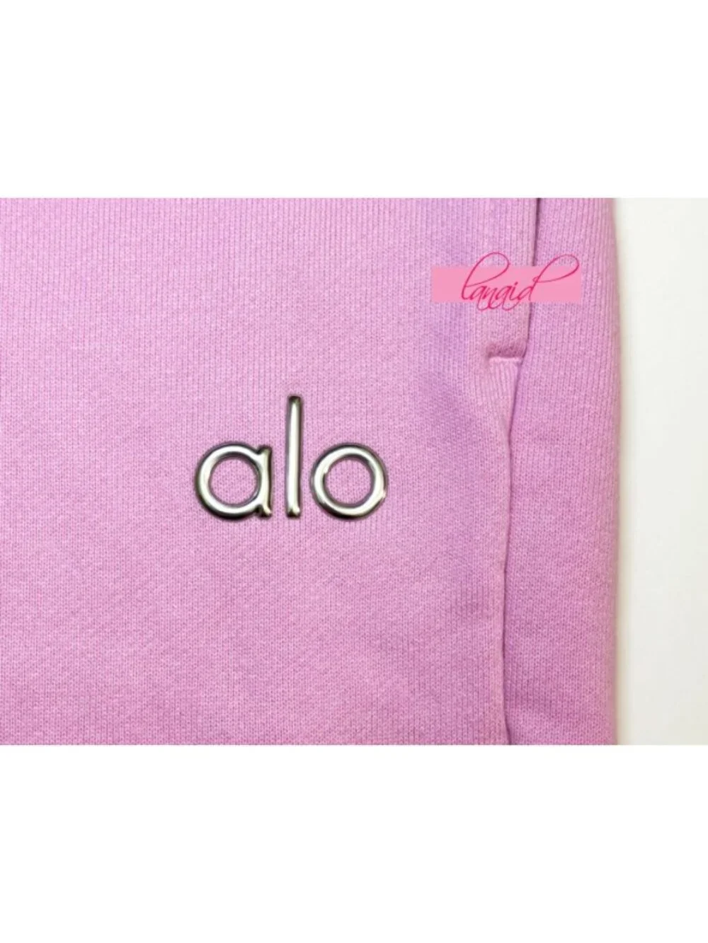 Alo Accolade Straight Leg Sweatpants Candy Heart Pink High-Rise Waist Joggers S